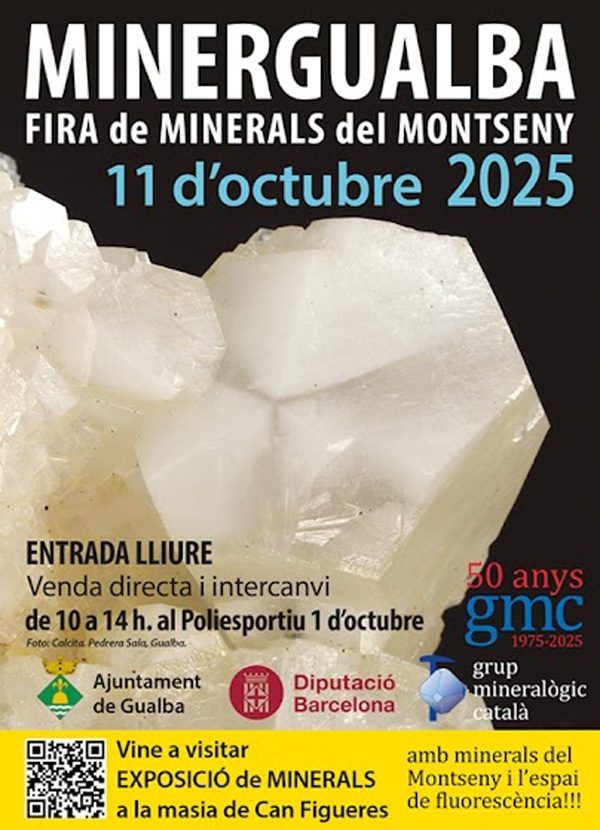 MINERGUALBA 2025. Fira de Minerals del Montseny 