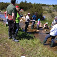Grupo Mineralogista de Madrid. Excursión de bateo de oro al arroyo Fresnedoso, en Moraleja (Cáceres)  