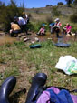 Grupo Mineralogista de Madrid. Excursión de bateo de oro al arroyo Fresnedoso, en Moraleja (Cáceres)  