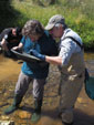 Grupo Mineralogista de Madrid. Excursión de bateo de oro al arroyo Fresnedoso, en Moraleja (Cáceres)  