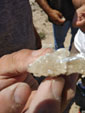 Excusión de mineralogía a Fuentes de Ebro. Zaragoza